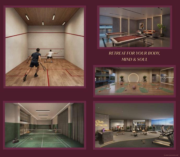 Candeur Eternia interior render - luxury apartment